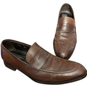To Boot New York Adam Derrick Dress Shoes Mens Size 8.5 Loafers Italy